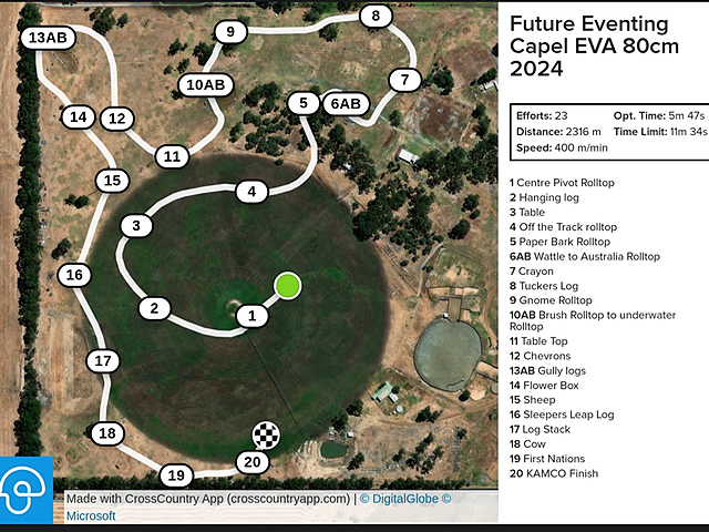 Future Eventing Capel EVA 80cm 2024 | CrossCountry App